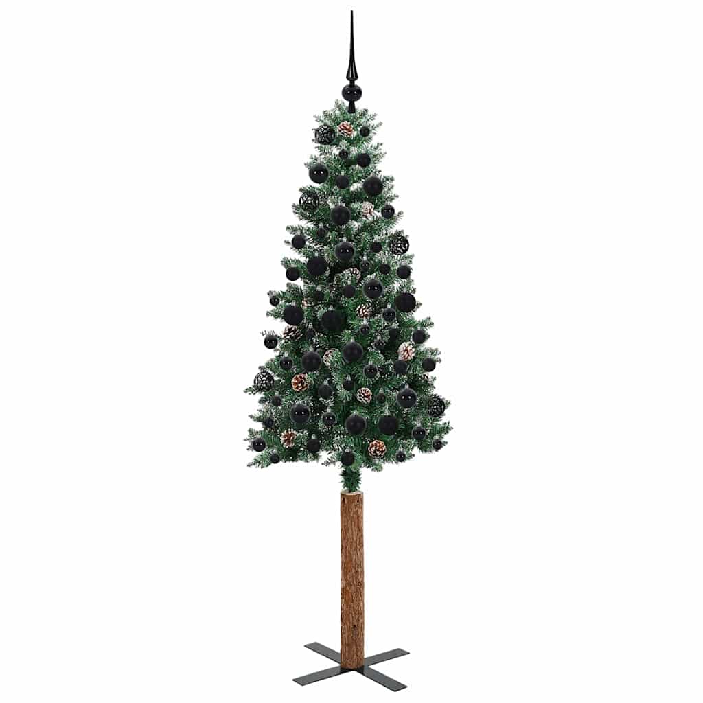 Lieknas Kalėdų eglutė BOREAL MEADOW, su 300 LED stovu Žalia ir balta 180 cm.