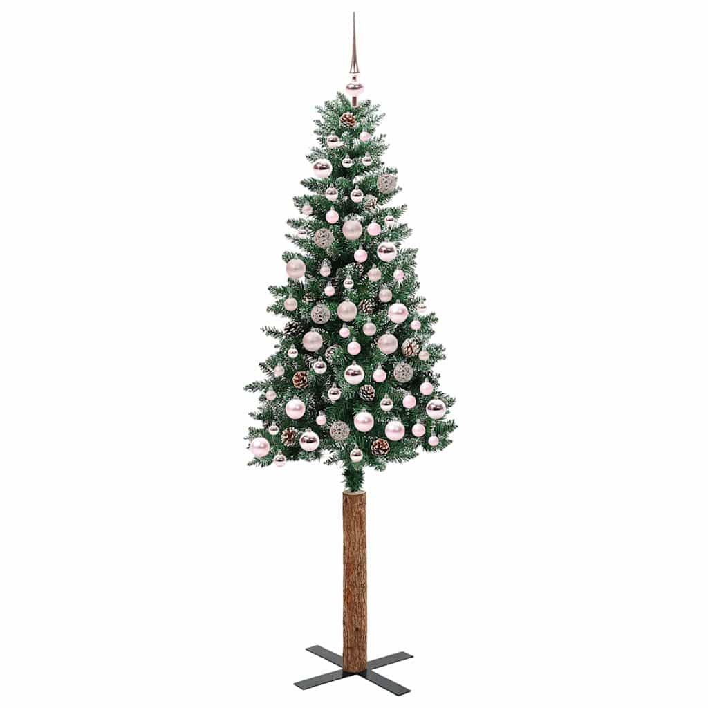 Lieknas Kalėdų eglutė BOREAL MEADOW, su 300 LED stovu Žalia ir balta 180 cm.