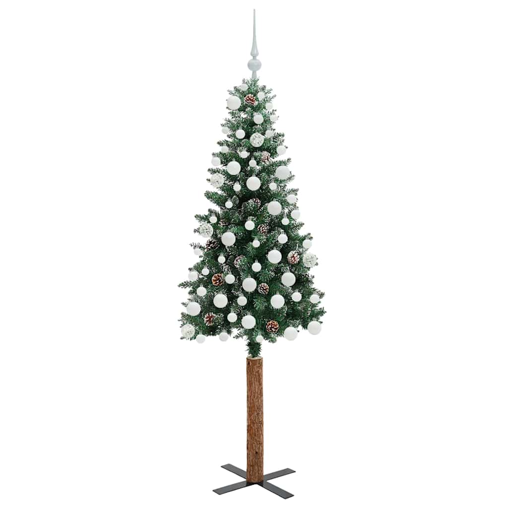 Lieknas Kalėdų eglutė Žalia 180 cm PVC ir kietasis pušų medis