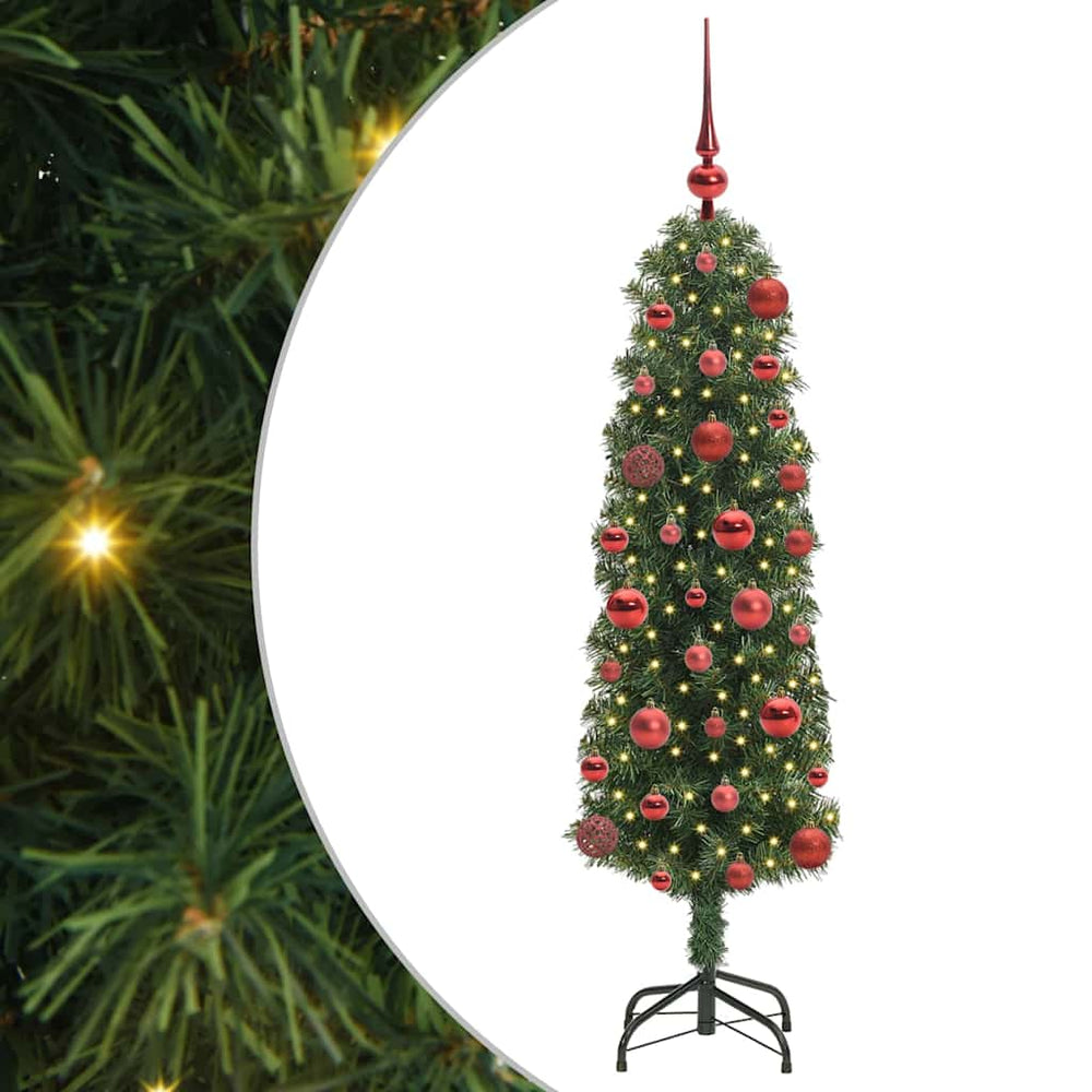 Mākslīgā Ziemassvētku eglīte NORDIC VALE, zaļa, 120 cm, tērauds, plastmasa