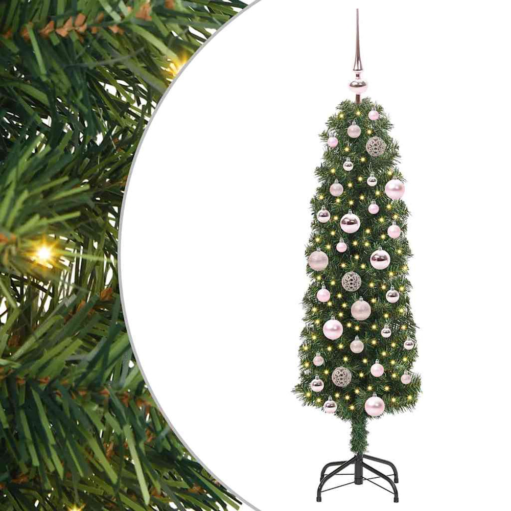 Mākslīgā Ziemassvētku eglīte NORDIC VALE, zaļa, 120 cm, tērauds, plastmasa