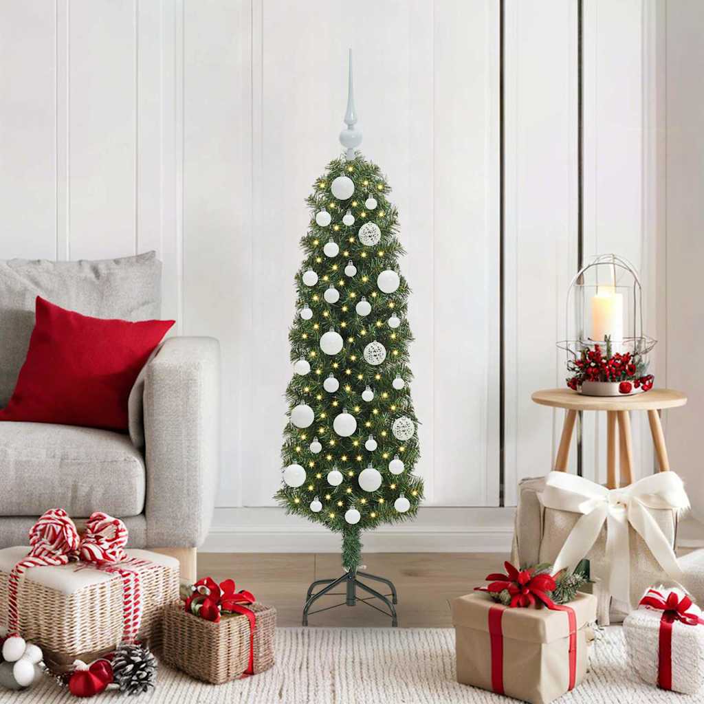 Mākslīgā Ziemassvētku eglīte NORDIC VALE, zaļa 120 cm, tērauds, plastmasa