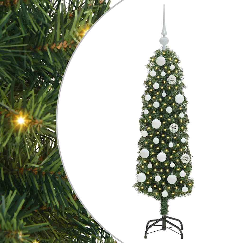 Mākslīgā Ziemassvētku eglīte NORDIC VALE, zaļa 120 cm, tērauds, plastmasa