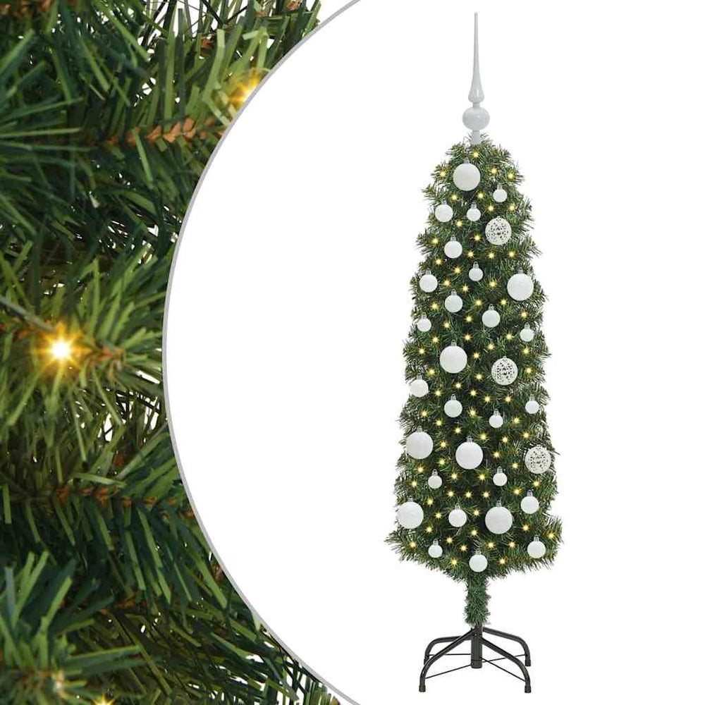 Artificial Christmas tree NORDIC VALE, Green 120 cm, steel, plastic