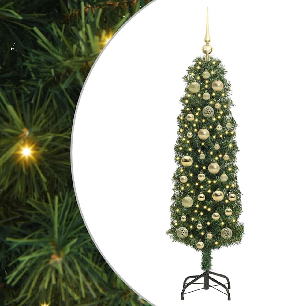 Artificial Christmas tree NORDIC VALE, Green 120 cm, steel, plastic