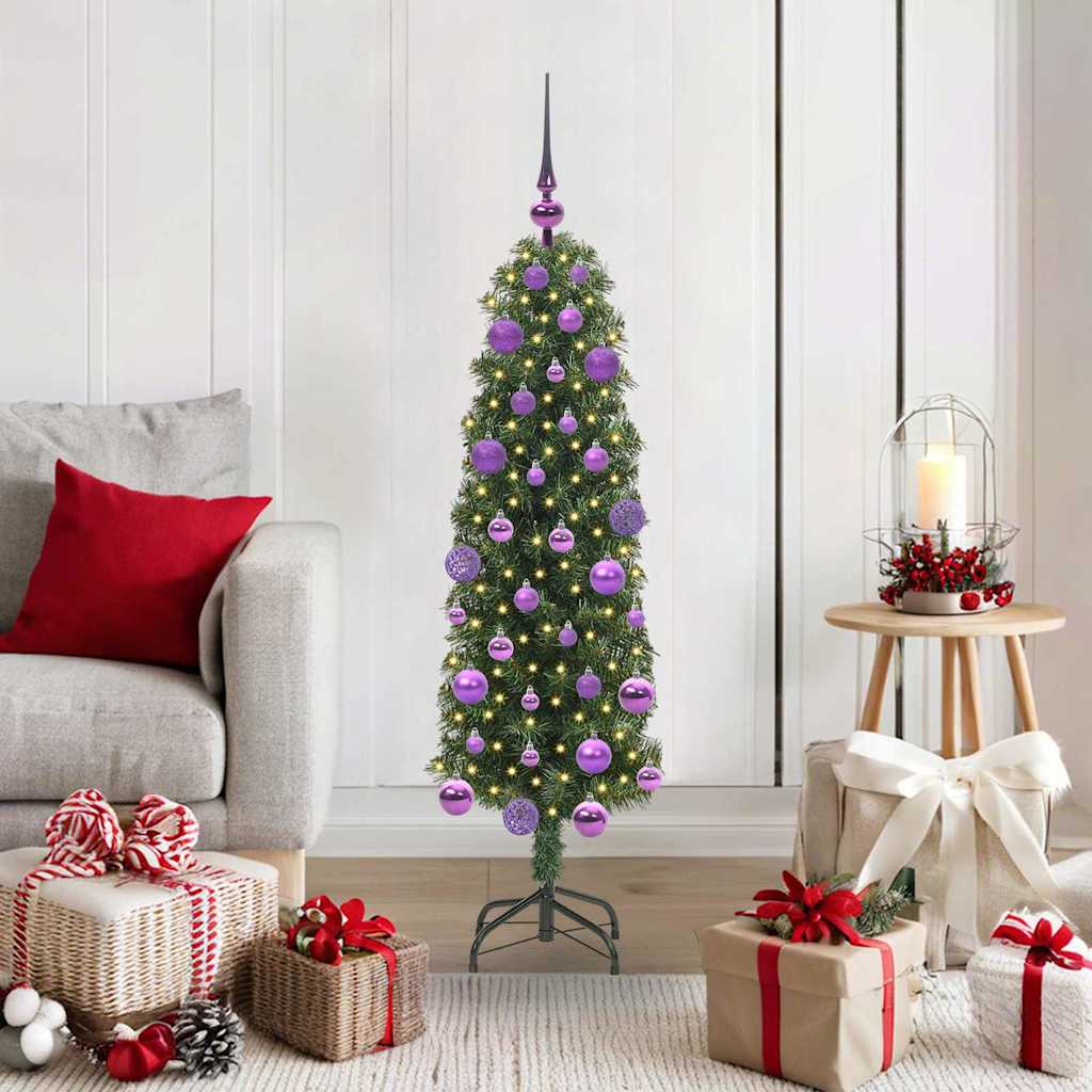 Mākslīgā Ziemassvētku eglīte NORDIC VALE, zaļa 120 cm, tērauds, plastmasa