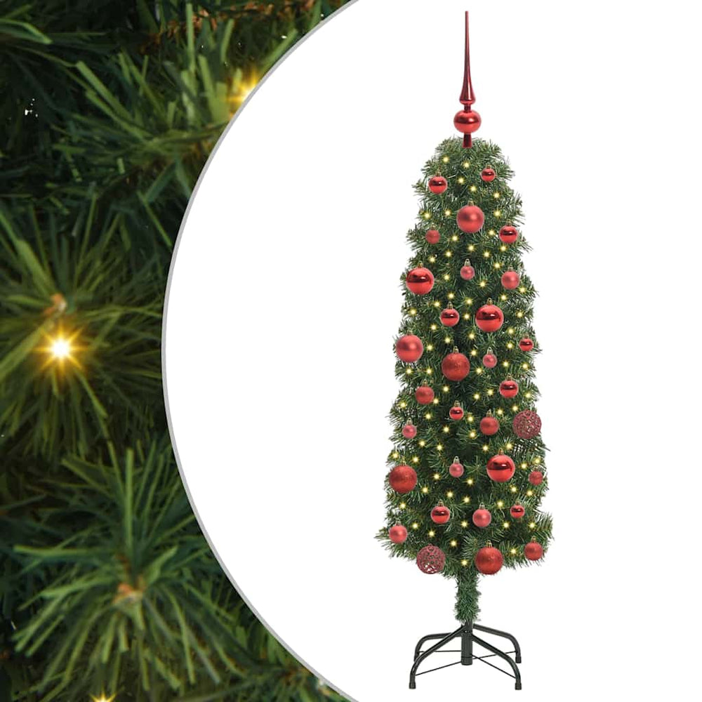 Artificial Christmas Tree Green 150 cm PVC, Steel, and Plastic