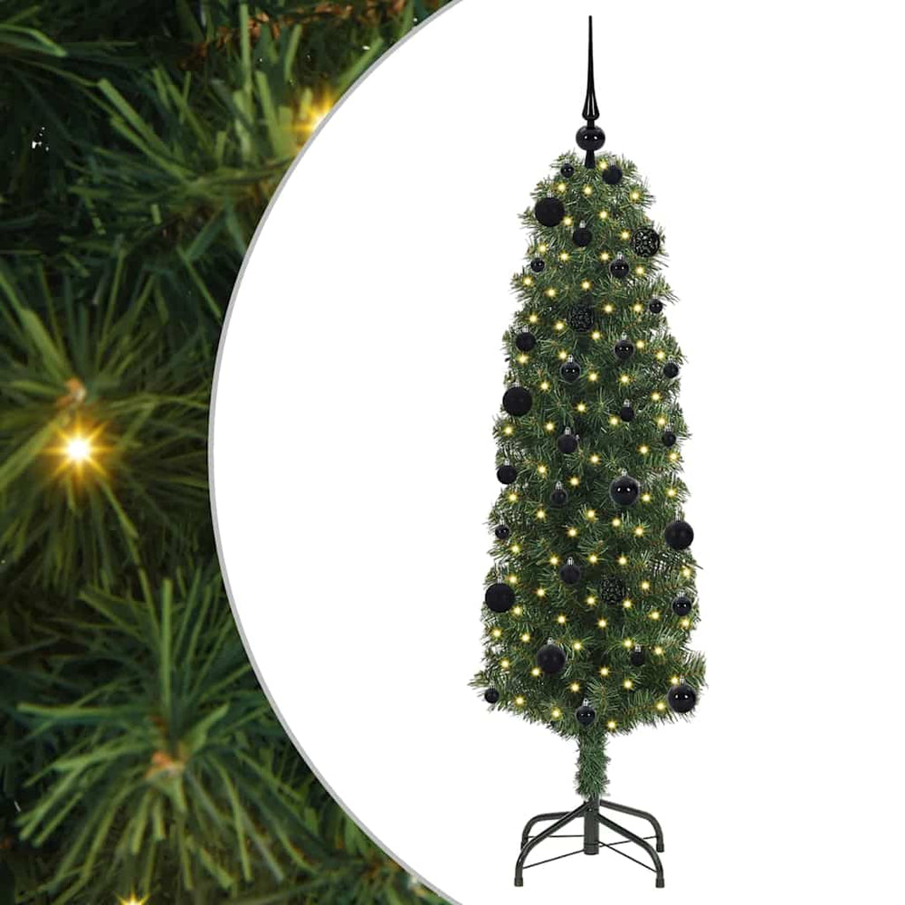 Artificial Christmas Tree Green 150 cm PVC, Steel, and Plastic