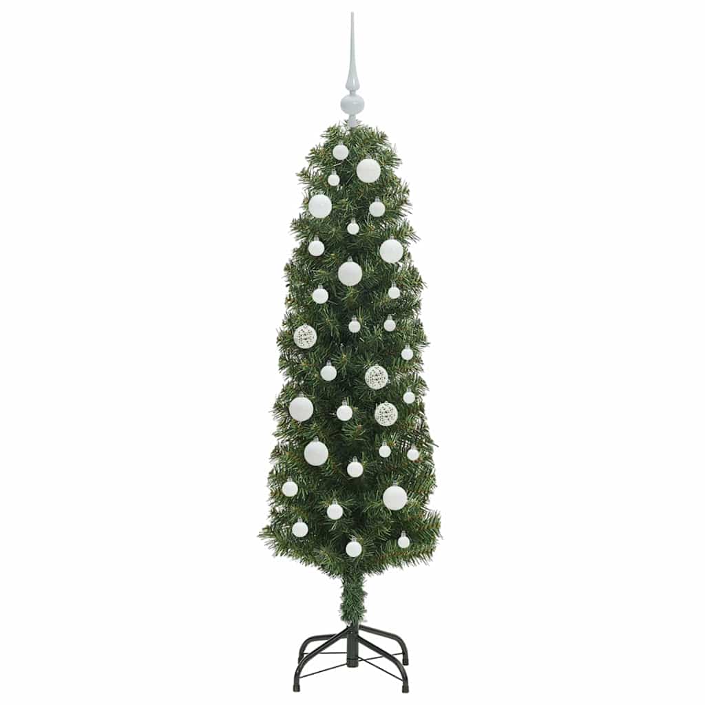 Mākslīgā Ziemassvētku eglīte zaļa 150 cm PVC, tērauds un plastmasa