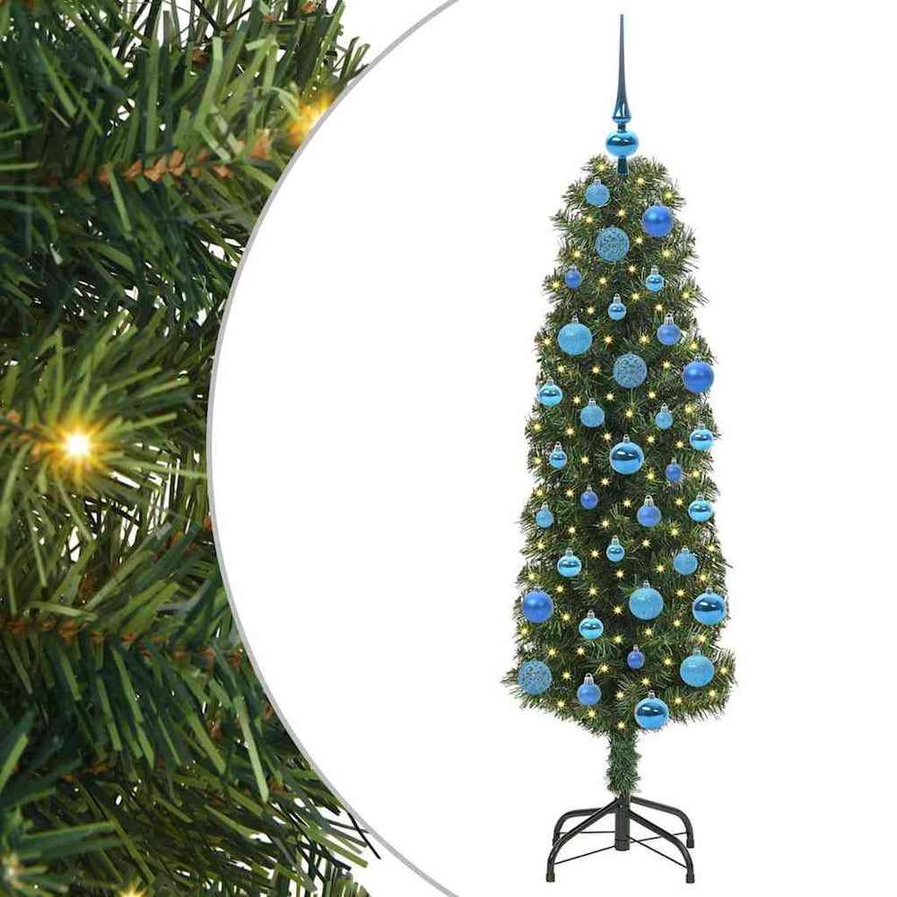 Artificial Christmas Tree Green 150 cm PVC, Steel, and Plastic