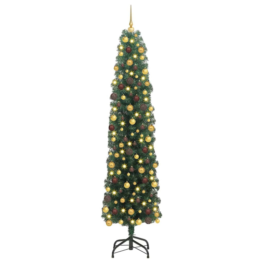Dirbtinė Kalėdų eglutė Žalia 180 cm PVC, plienas ir plastikas