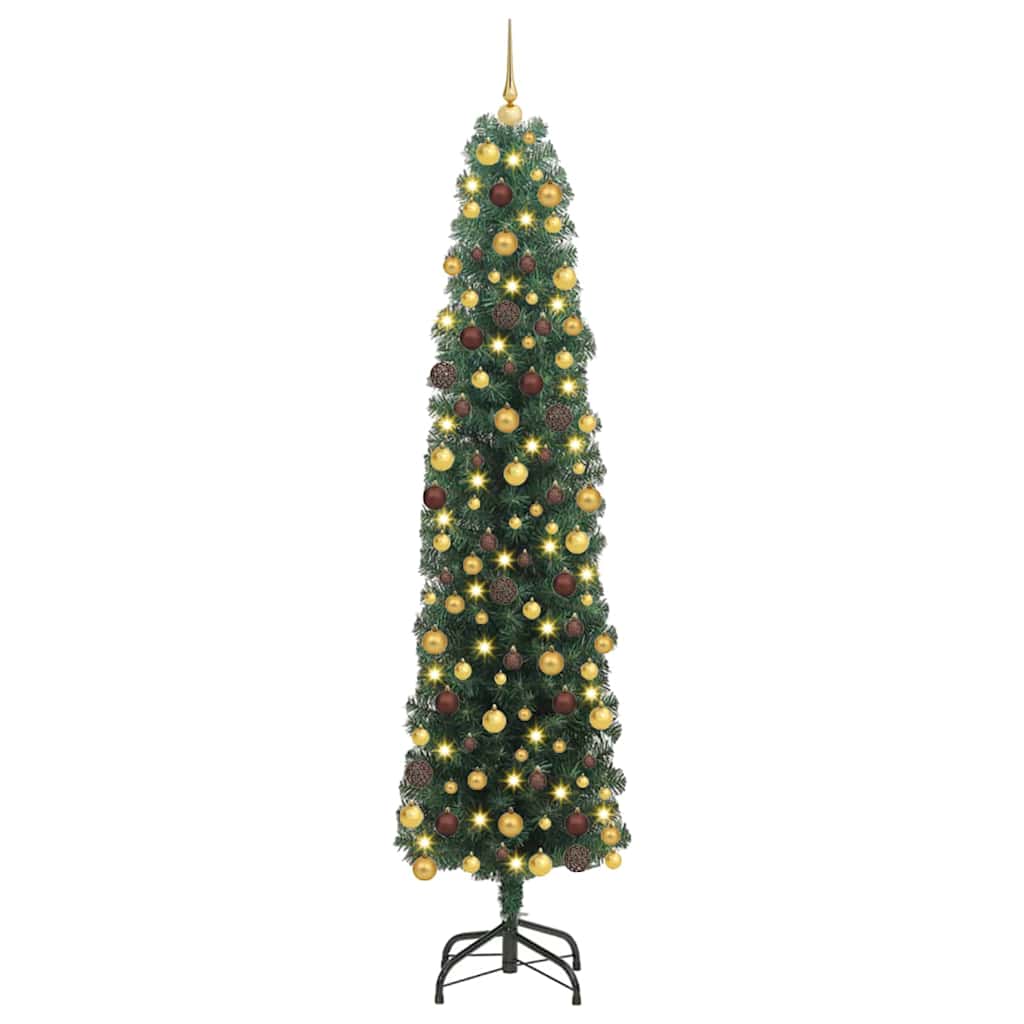 Dirbtinė Kalėdų eglutė Žalia 180 cm PVC, plienas ir plastikas