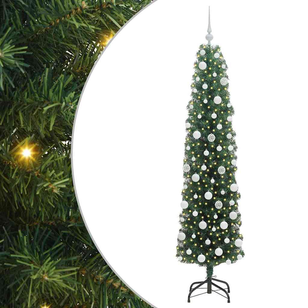 Dirbtinė Kalėdų eglutė Žalia 180 cm PVC, plienas ir plastikas
