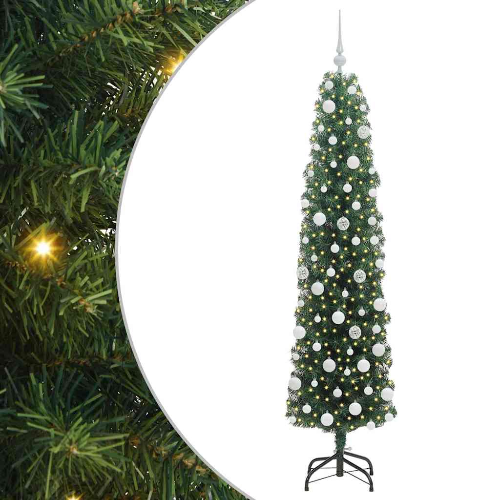 Dirbtinė Kalėdų eglutė Žalia 180 cm PVC, plienas ir plastikas