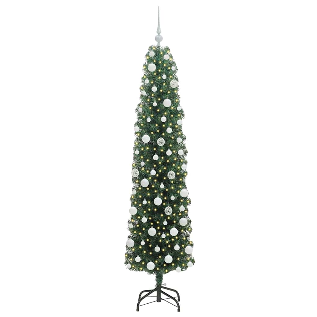 Dirbtinė Kalėdų eglutė Žalia 180 cm PVC, plienas ir plastikas