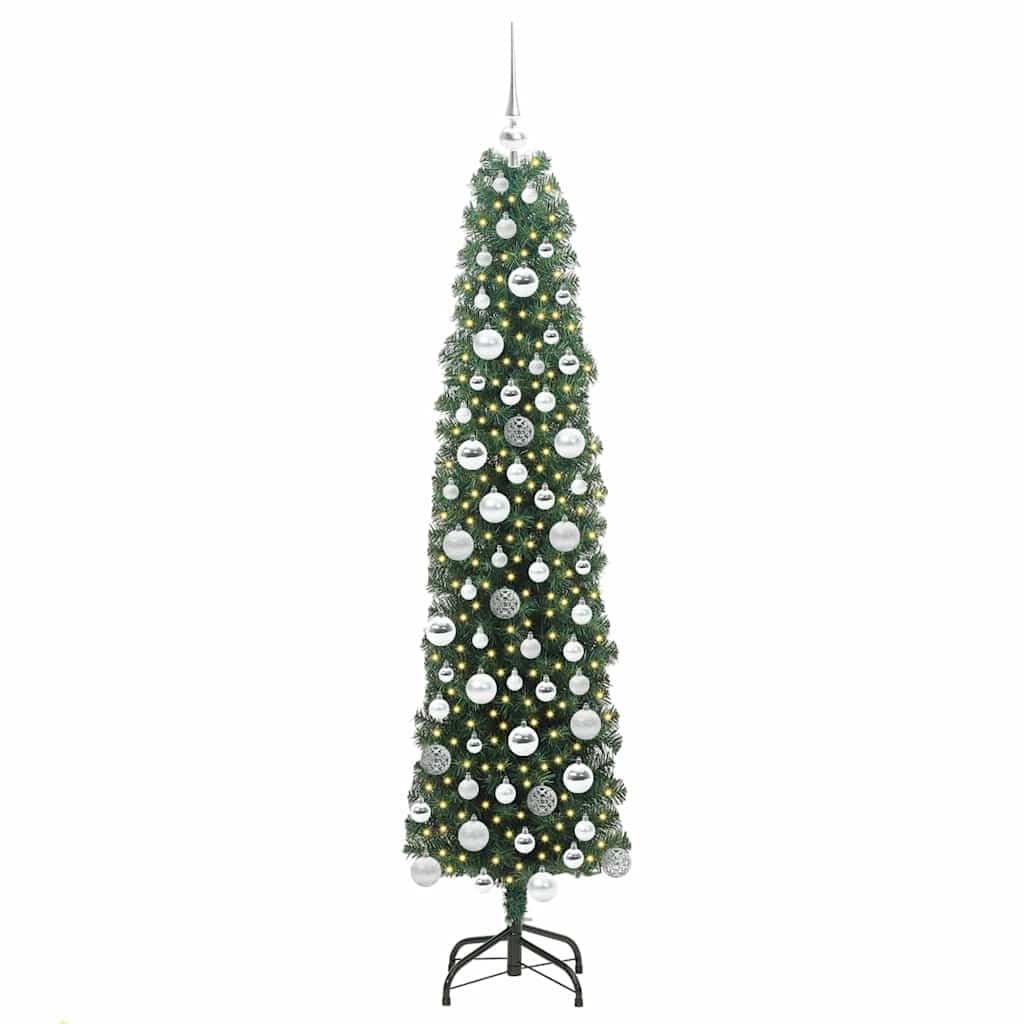 Dirbtinė Kalėdų eglutė Žalia 180 cm PVC, plienas ir plastikas