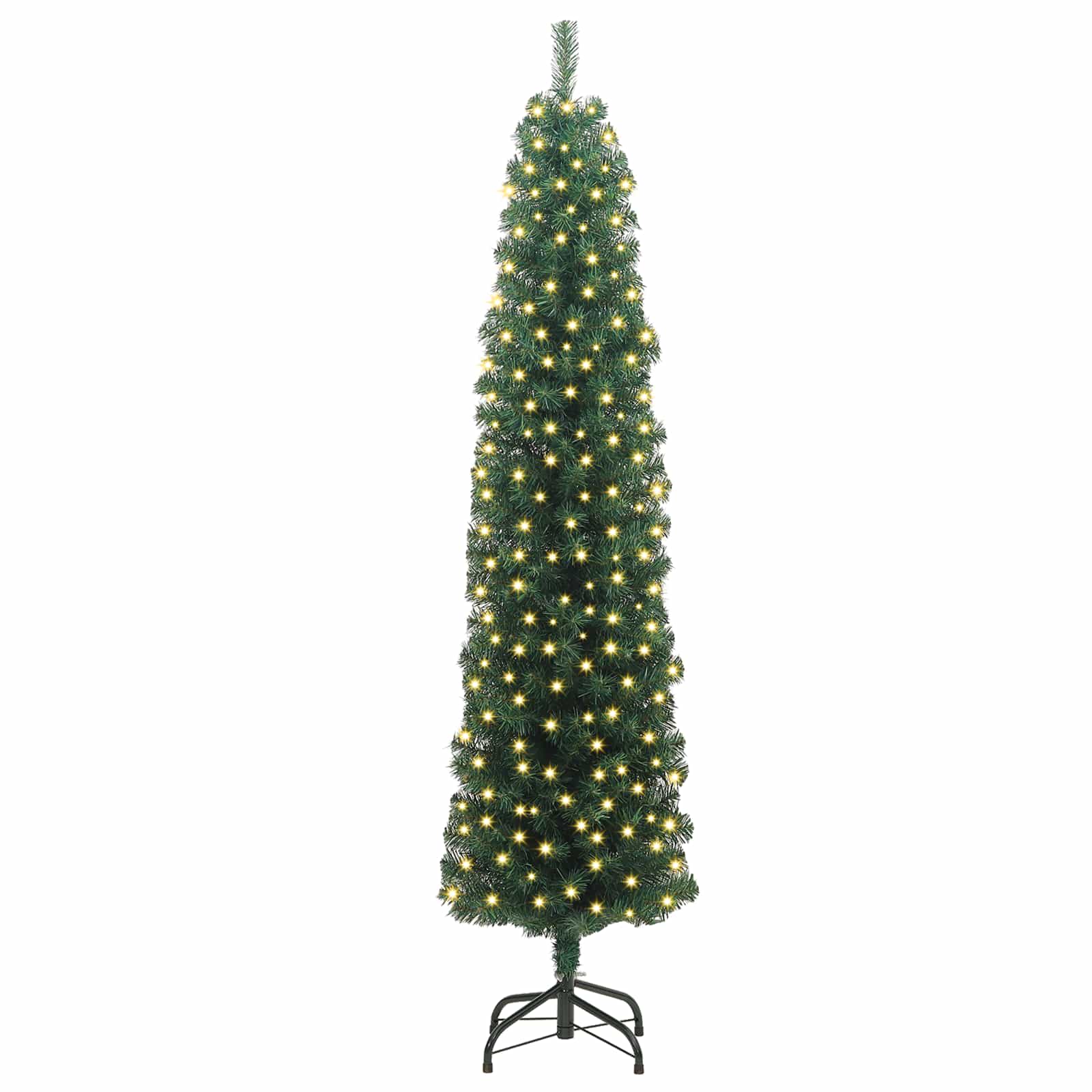 Dirbtinė Kalėdų eglutė Žalia 210 cm PVC, plienas ir plastikas