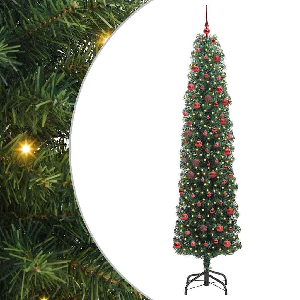 Dirbtinė Kalėdų eglutė Žalia 210 cm PVC, plienas ir plastikas