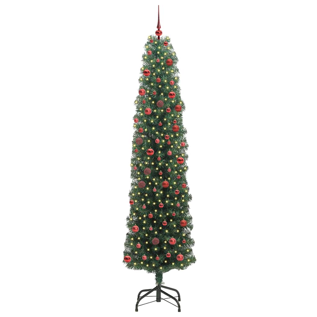 Dirbtinė Kalėdų eglutė Žalia 210 cm PVC, plienas ir plastikas