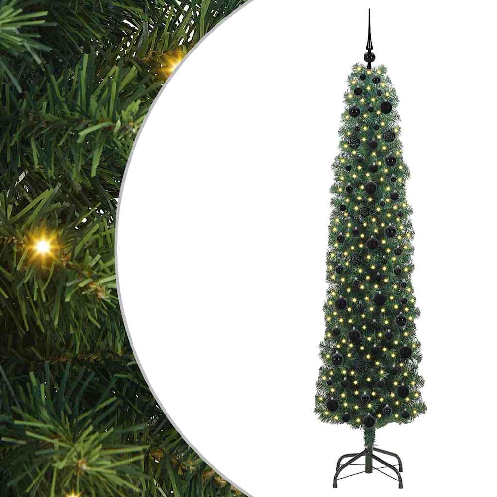 Dirbtinė Kalėdų eglutė Žalia 210 cm PVC, plienas ir plastikas