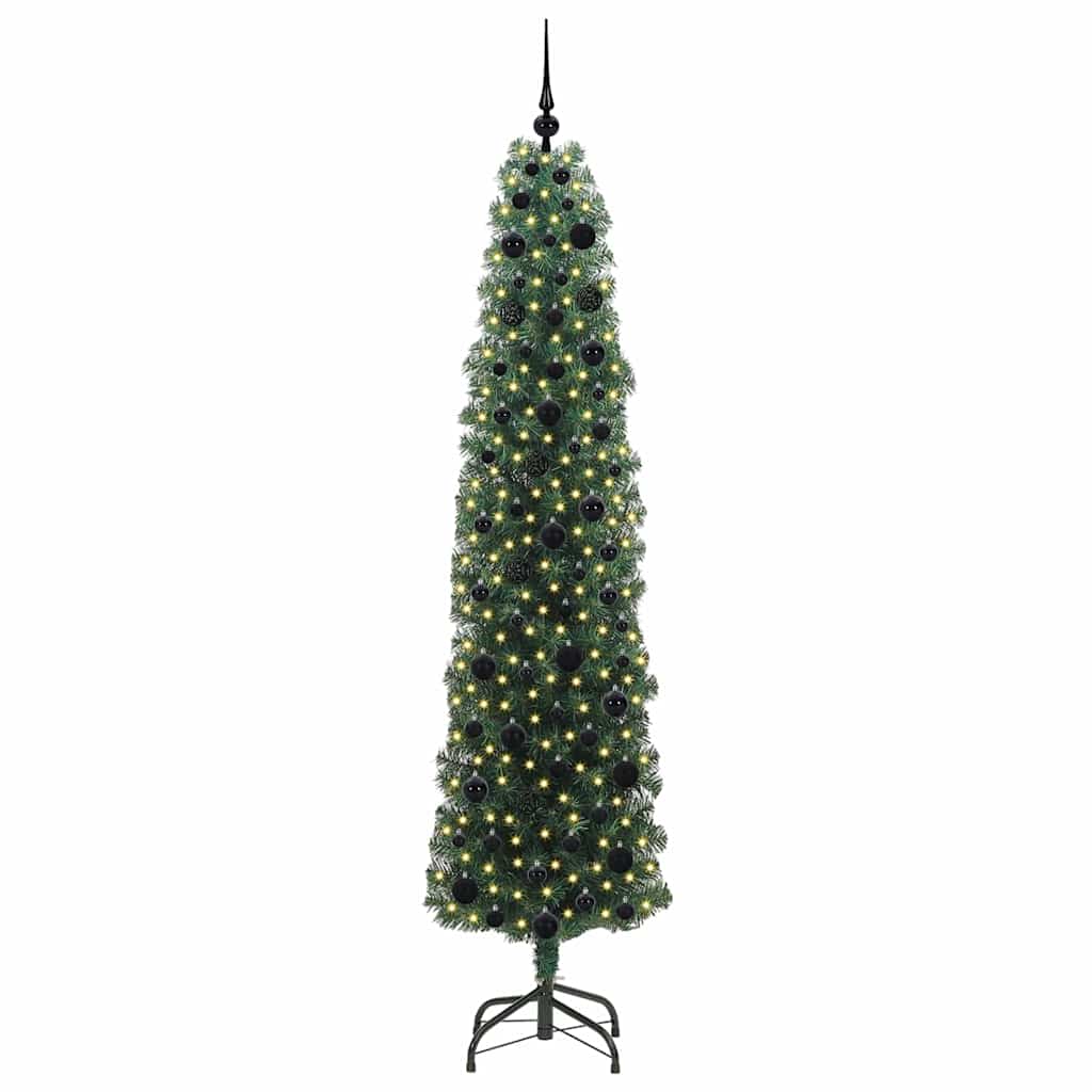 Dirbtinė Kalėdų eglutė Žalia 210 cm PVC, plienas ir plastikas