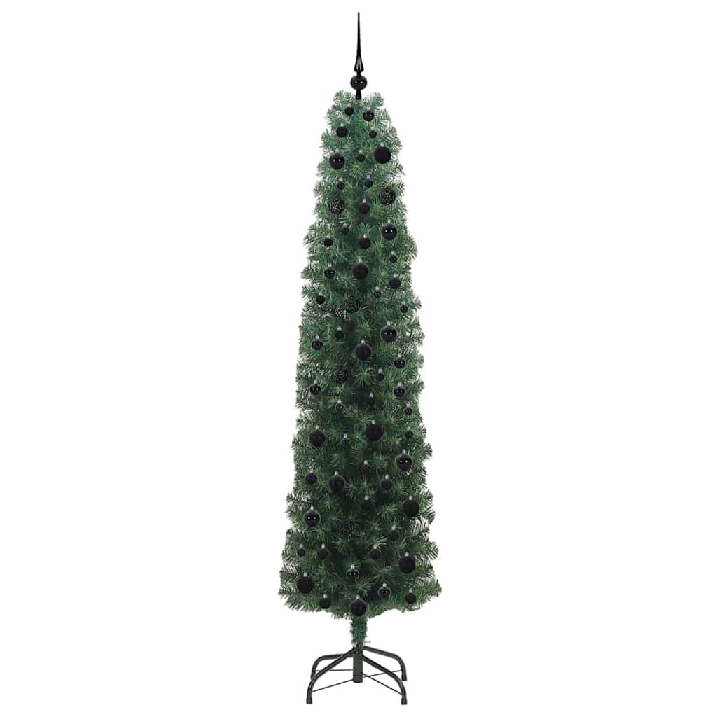 Dirbtinė Kalėdų eglutė Žalia 210 cm PVC, plienas ir plastikas