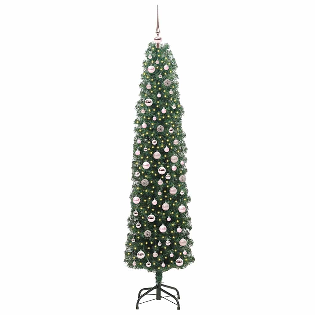 Dirbtinė Kalėdų eglutė Žalia 210 cm PVC, plienas ir plastikas