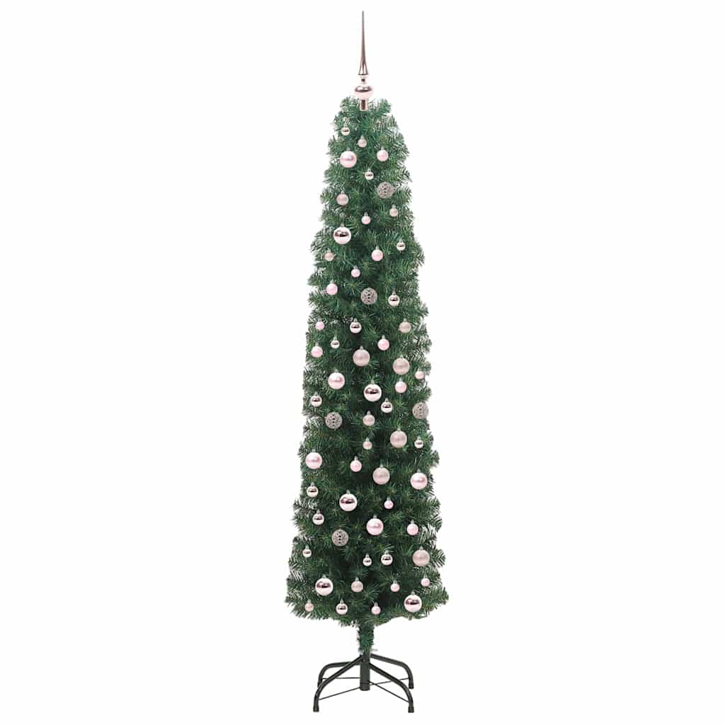 Dirbtinė Kalėdų eglutė Žalia 210 cm PVC, plienas ir plastikas