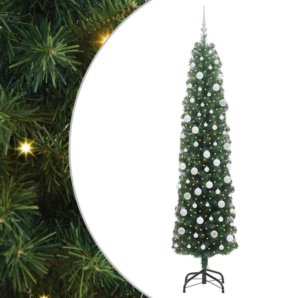 Dirbtinė Kalėdų eglutė Žalia 210 cm PVC, plienas ir plastikas