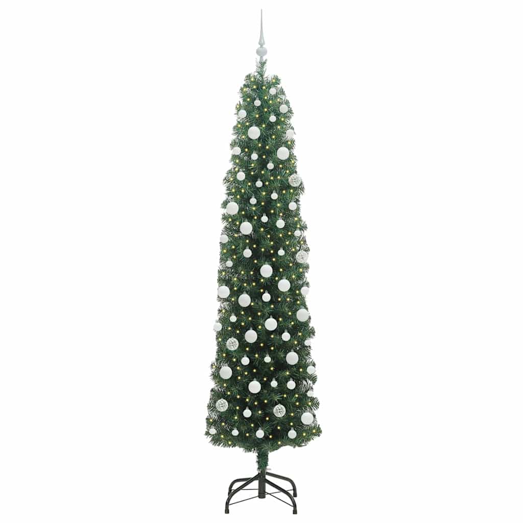 Dirbtinė Kalėdų eglutė Žalia 210 cm PVC, plienas ir plastikas