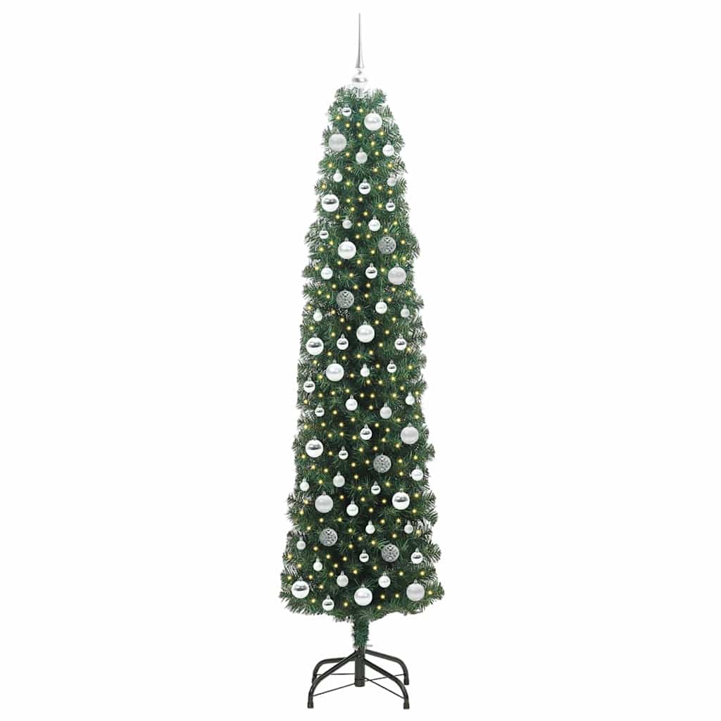 Dirbtinė Kalėdų eglutė Žalia 210 cm PVC, plienas ir plastikas