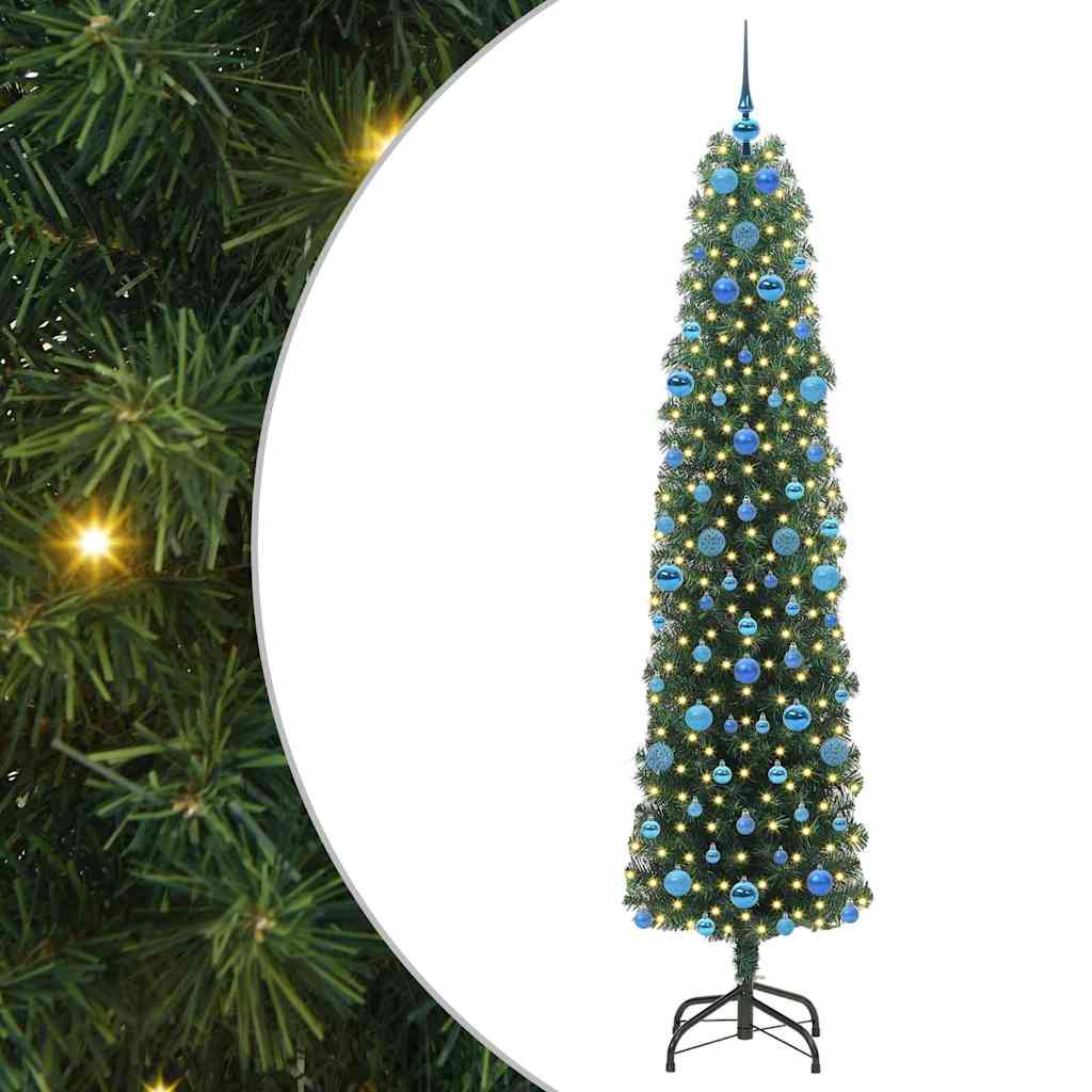 Dirbtinė Kalėdų eglutė Žalia 210 cm PVC, plienas ir plastikas