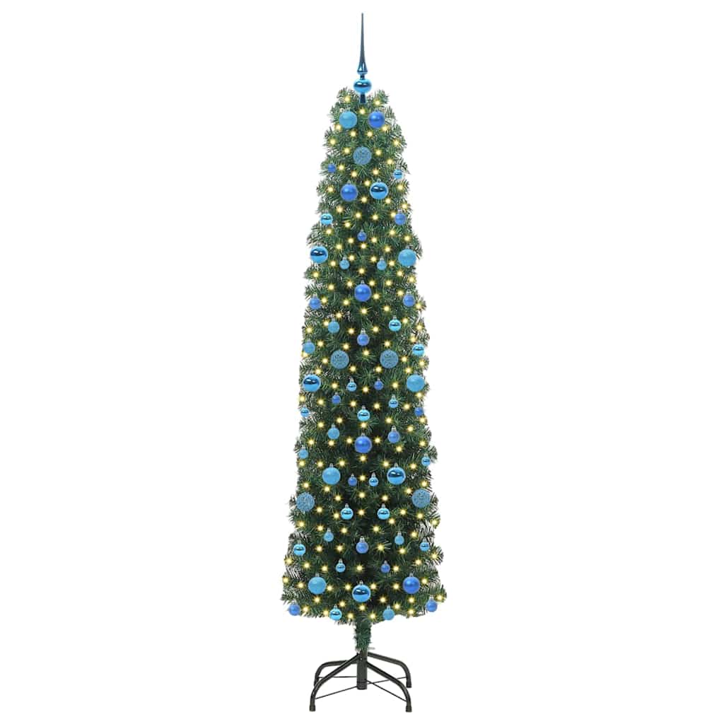 Dirbtinė Kalėdų eglutė Žalia 210 cm PVC, plienas ir plastikas