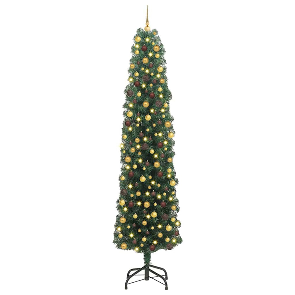 Dirbtinė Kalėdų eglutė Žalia 240 cm PVC, plienas ir plastikas