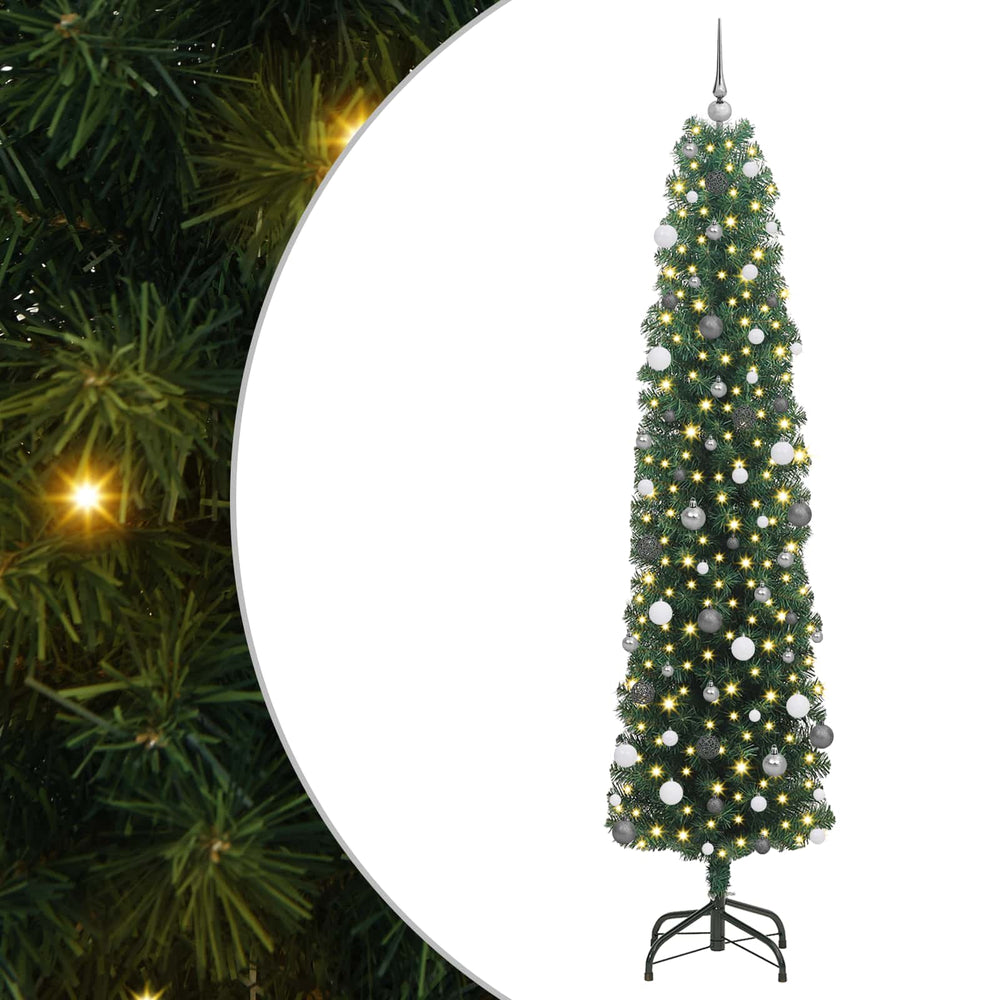 Dirbtinė Kalėdų eglutė Žalia 240 cm PVC, plienas ir plastikas