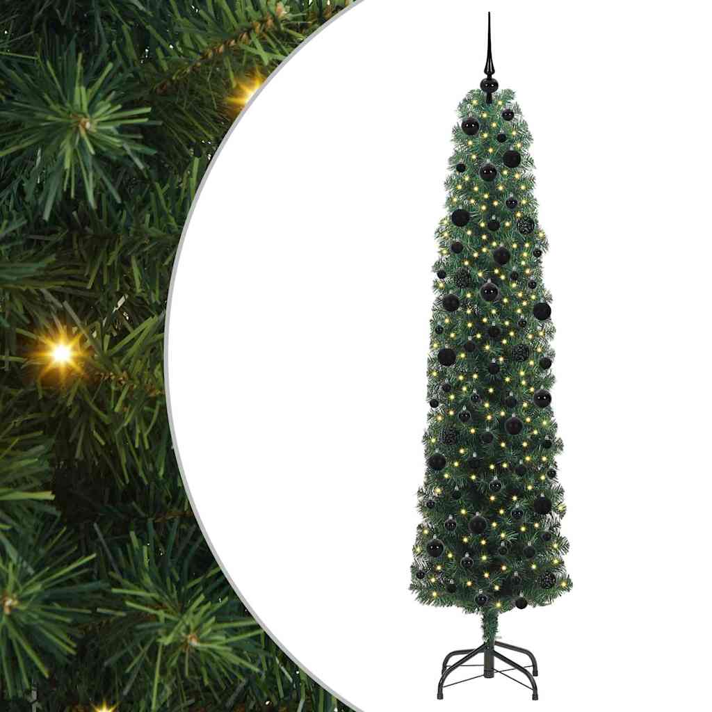 Dirbtinė Kalėdų eglutė Žalia 240 cm PVC, plienas ir plastikas