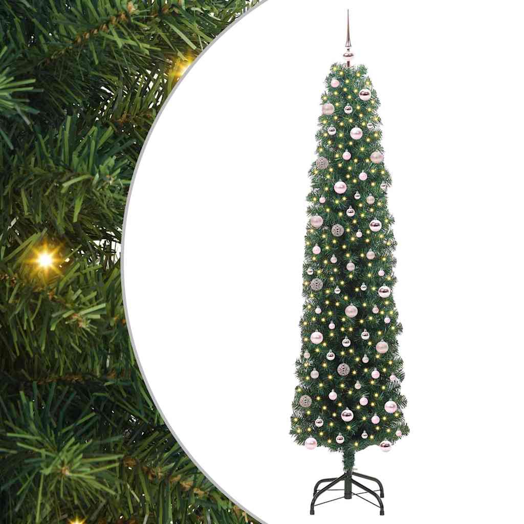 Dirbtinė Kalėdų eglutė Žalia 240 cm PVC, plienas ir plastikas