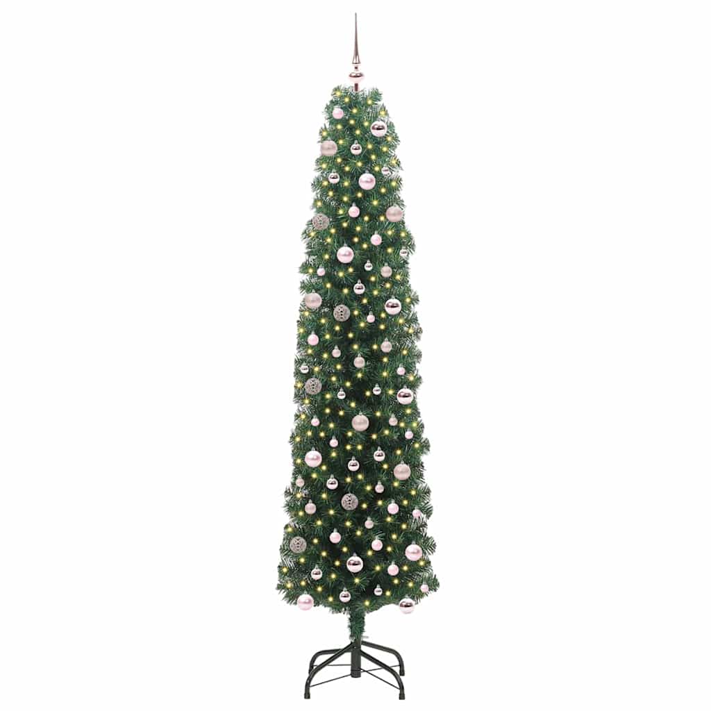 Dirbtinė Kalėdų eglutė Žalia 240 cm PVC, plienas ir plastikas