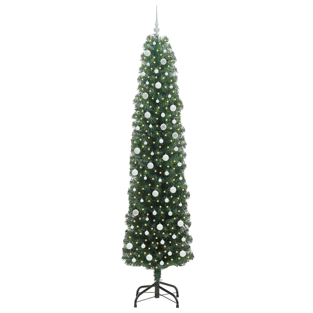 Dirbtinė Kalėdų eglutė Žalia 240 cm PVC, plienas ir plastikas