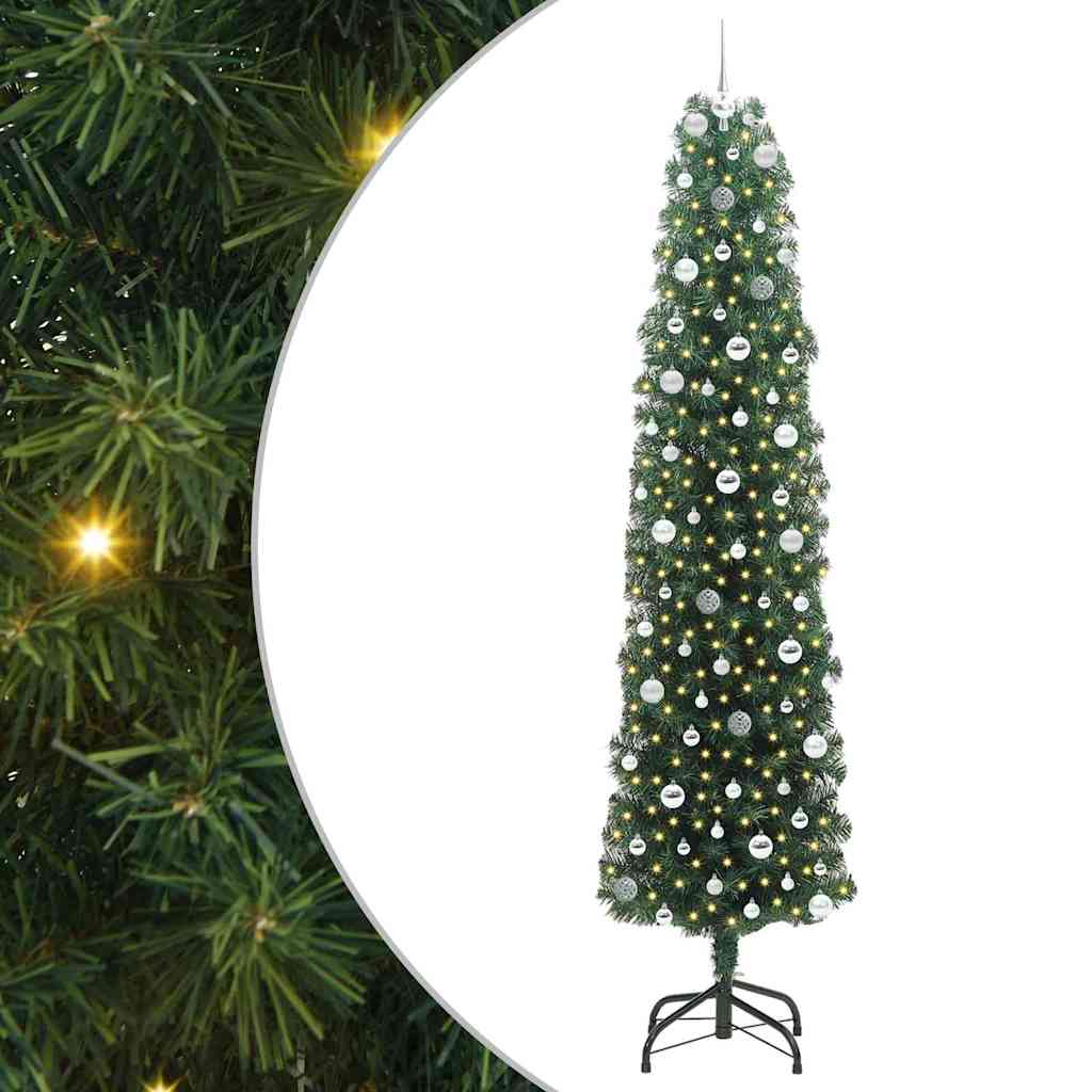Dirbtinė Kalėdų eglutė Žalia 240 cm PVC, plienas ir plastikas
