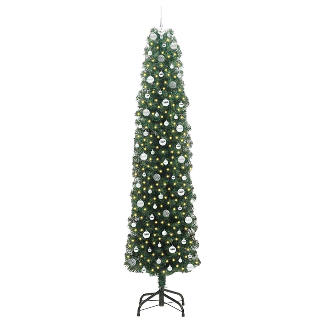 Dirbtinė Kalėdų eglutė Žalia 240 cm PVC, plienas ir plastikas