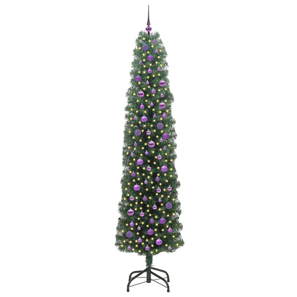 Mākslīgā Ziemassvētku eglīte Zaļa 240 cm PVC, tērauds un plastmasa