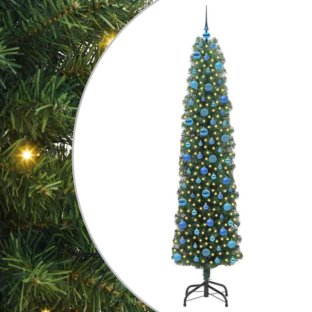 Dirbtinė Kalėdų eglutė Žalia 240 cm PVC, plienas ir plastikas