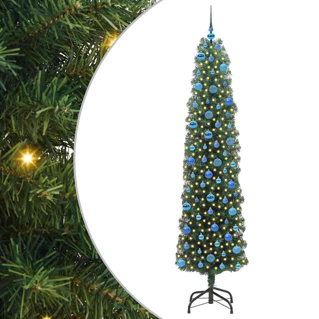 Dirbtinė Kalėdų eglutė Žalia 240 cm PVC, plienas ir plastikas
