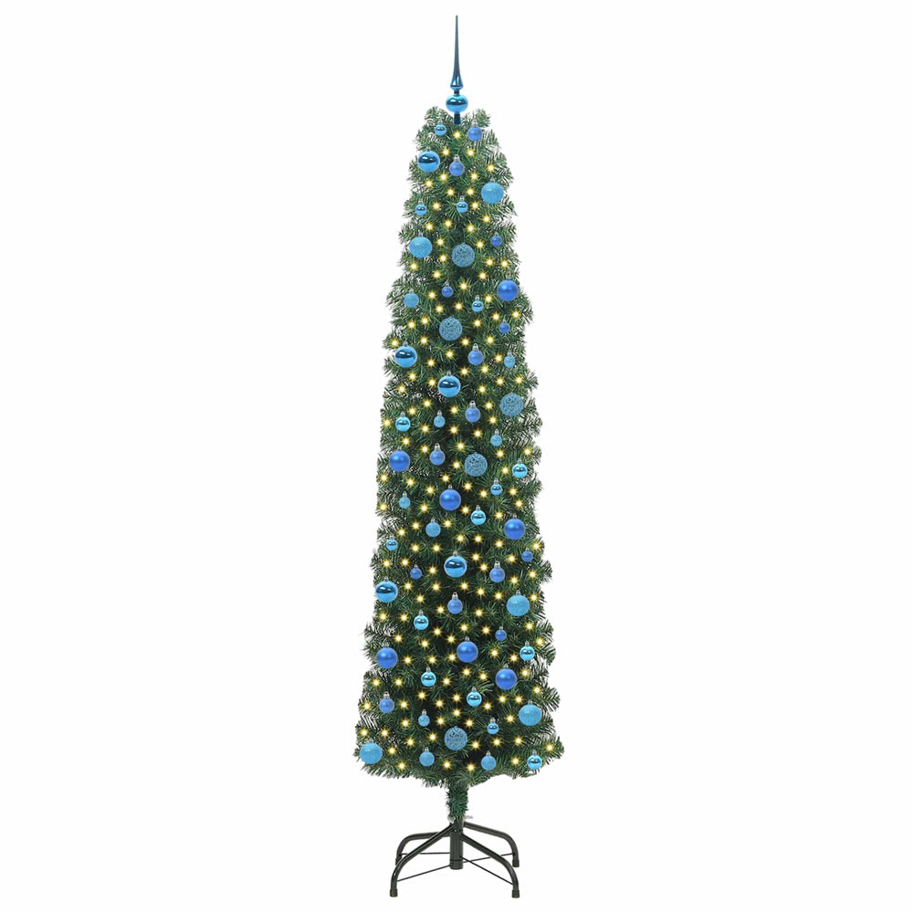 Dirbtinė Kalėdų eglutė Žalia 240 cm PVC, plienas ir plastikas