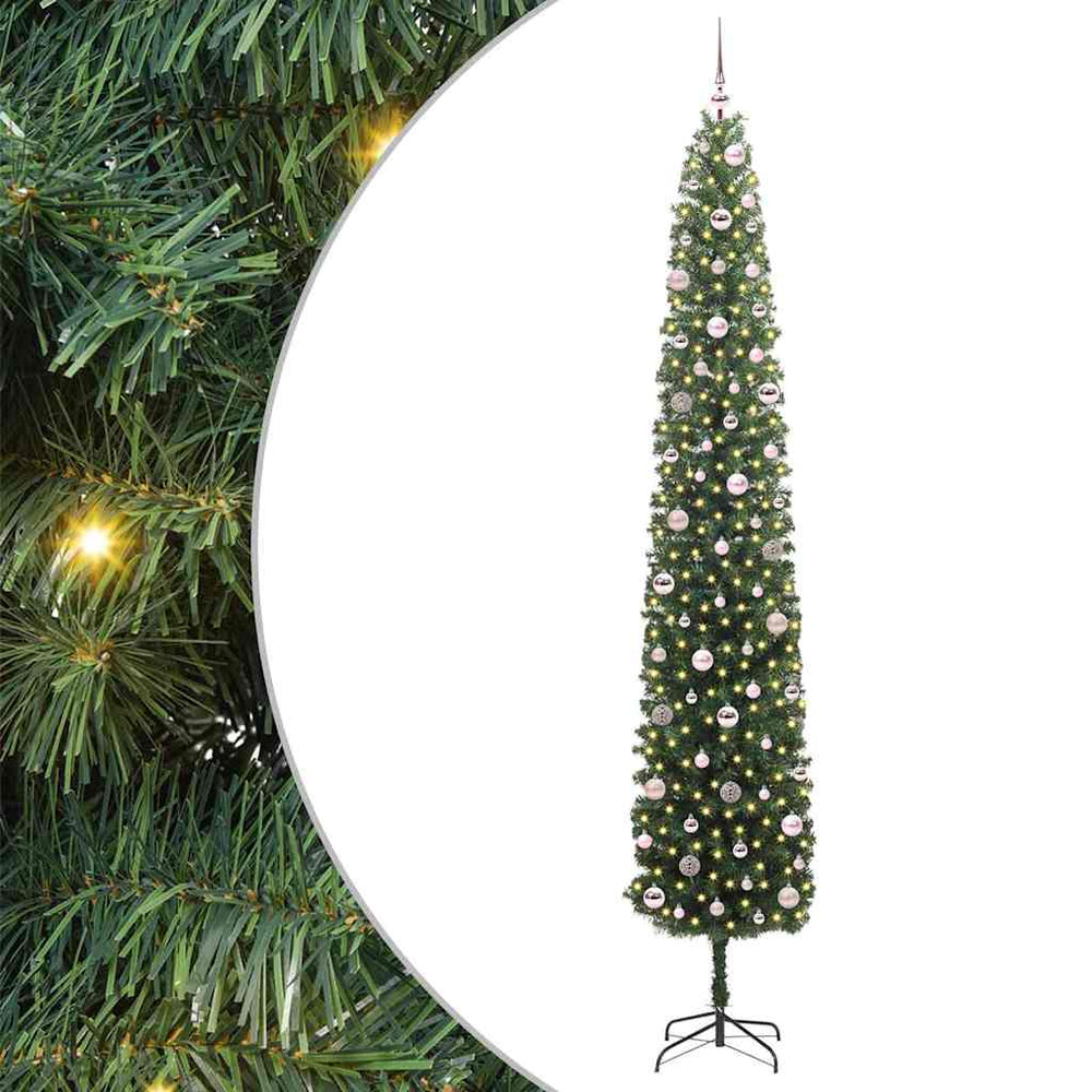 Dirbtinė Kalėdų eglutė Žalia 270 cm PVC, plienas ir plastikas