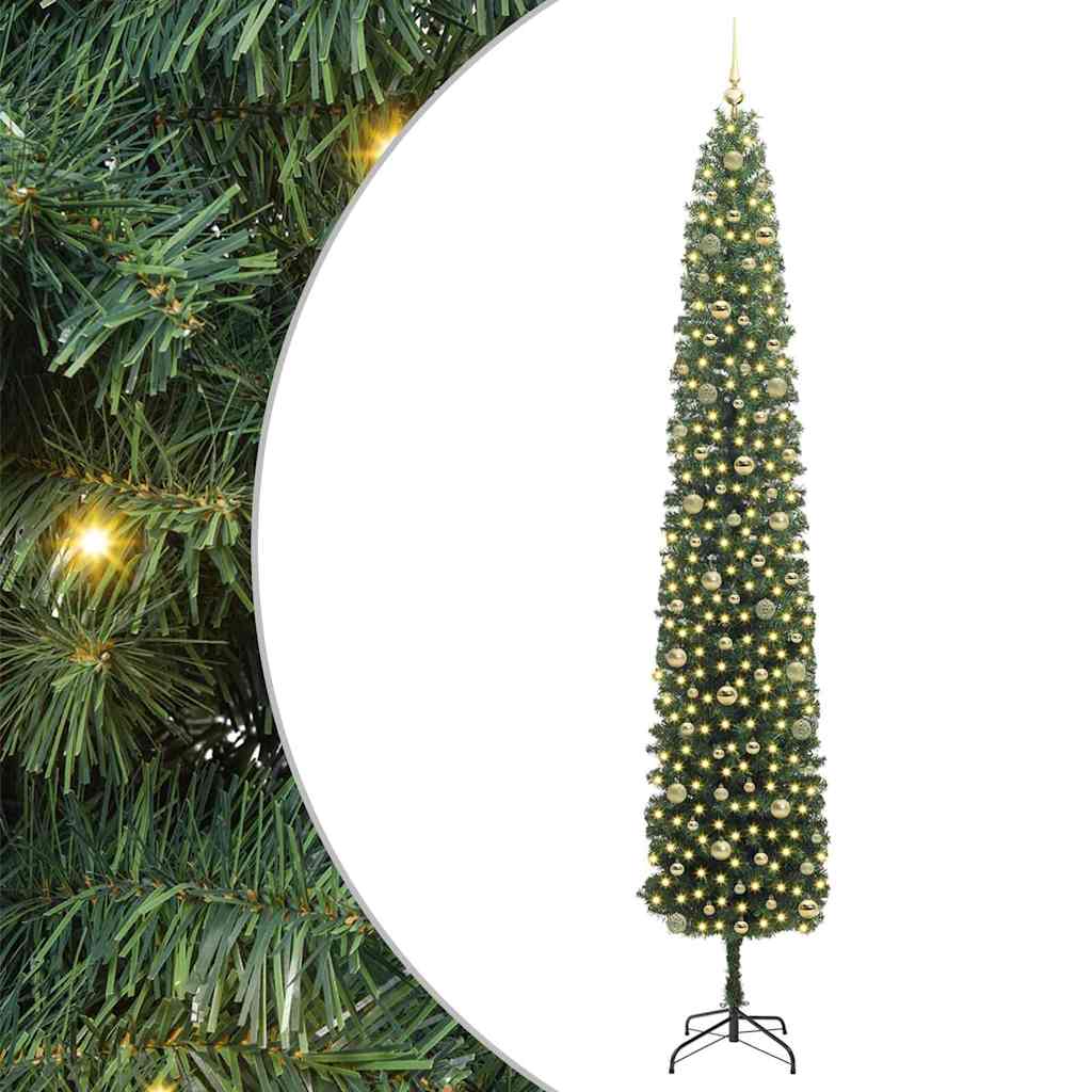 Dirbtinė Kalėdų eglutė Žalia 270 cm PVC, plienas ir plastikas