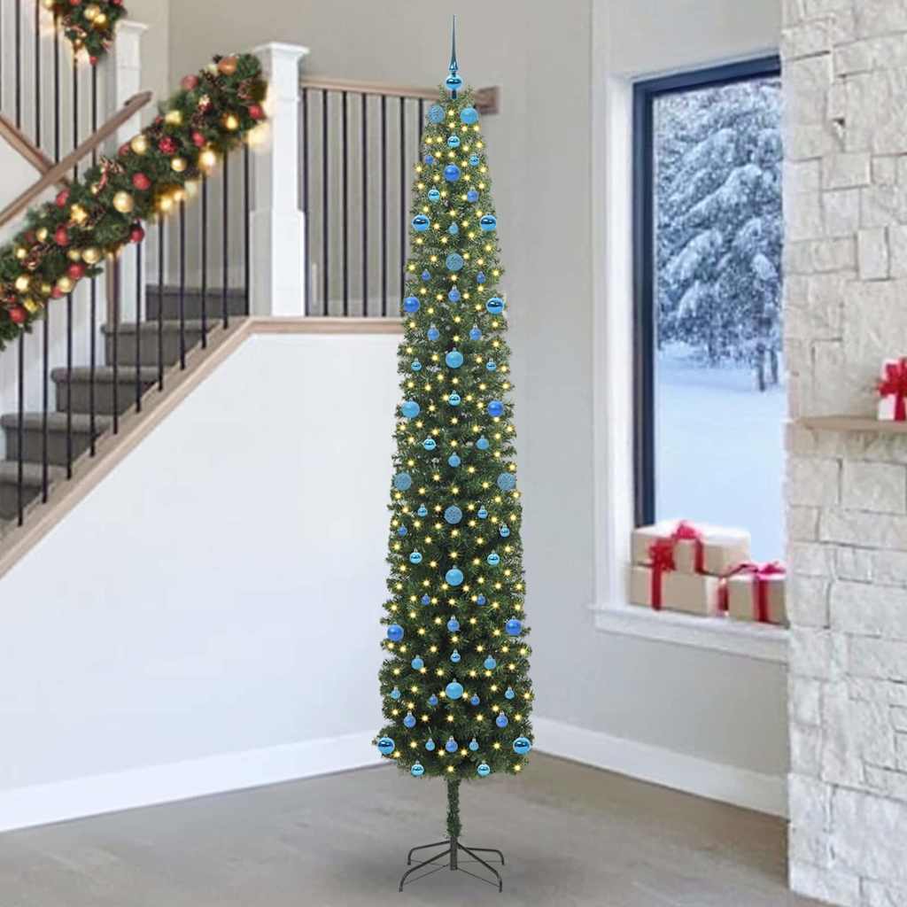 Dirbtinė Kalėdų eglutė Žalia 270 cm PVC, plienas ir plastikas