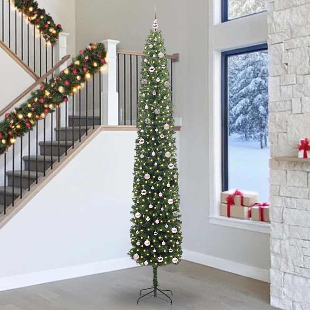 Artificial Christmas Tree Green 300 cm PVC, Steel and Plastic