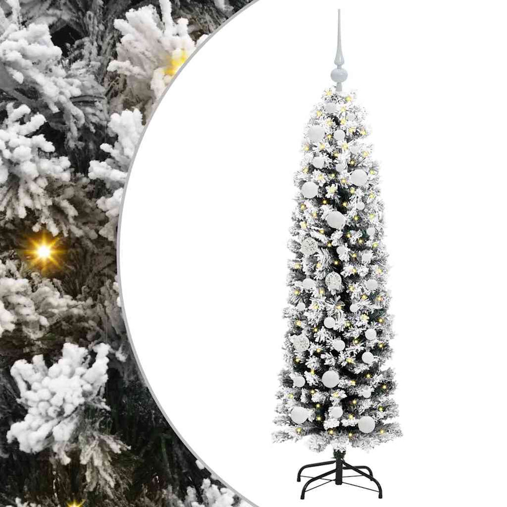 Artificial Christmas tree POLAR EMBER, Green 150 cm., steel, plastic